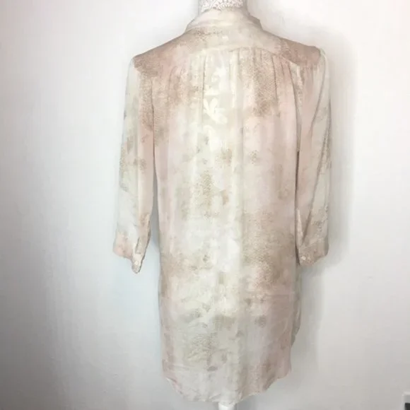 Wilfred Silk Blouse Watercolor Honey Comb SM 322 - Picture 3 of 7